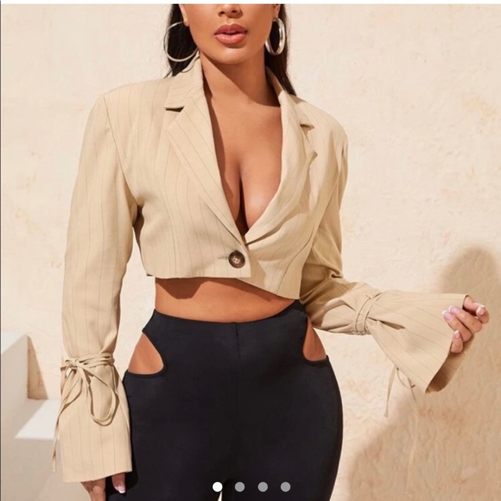 Shein cropped blazer